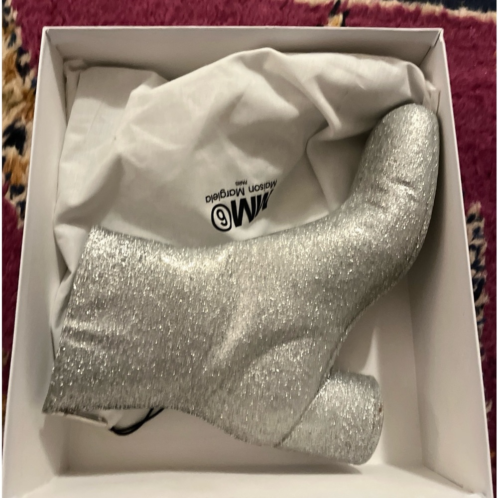 MM6 Maison Margiela glitter ankle boots